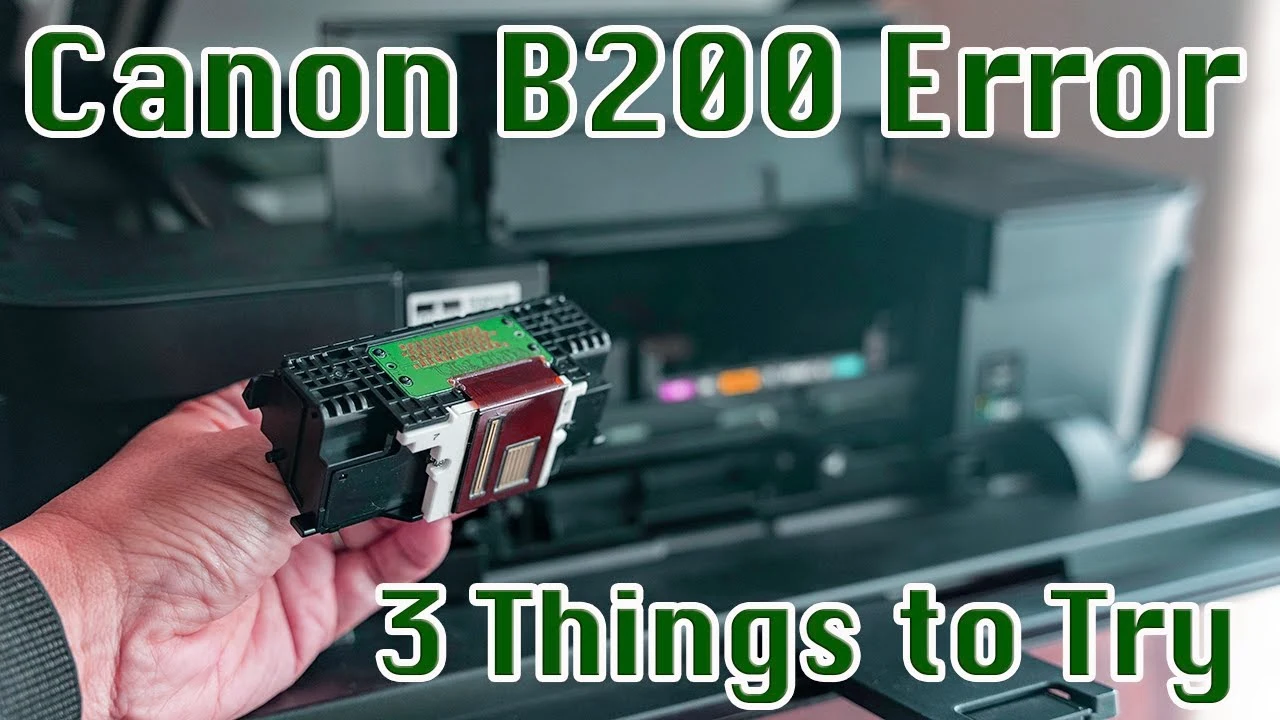 Resolving Canon Printer Error Code B200: A Comprehensive Troubleshooting Guide