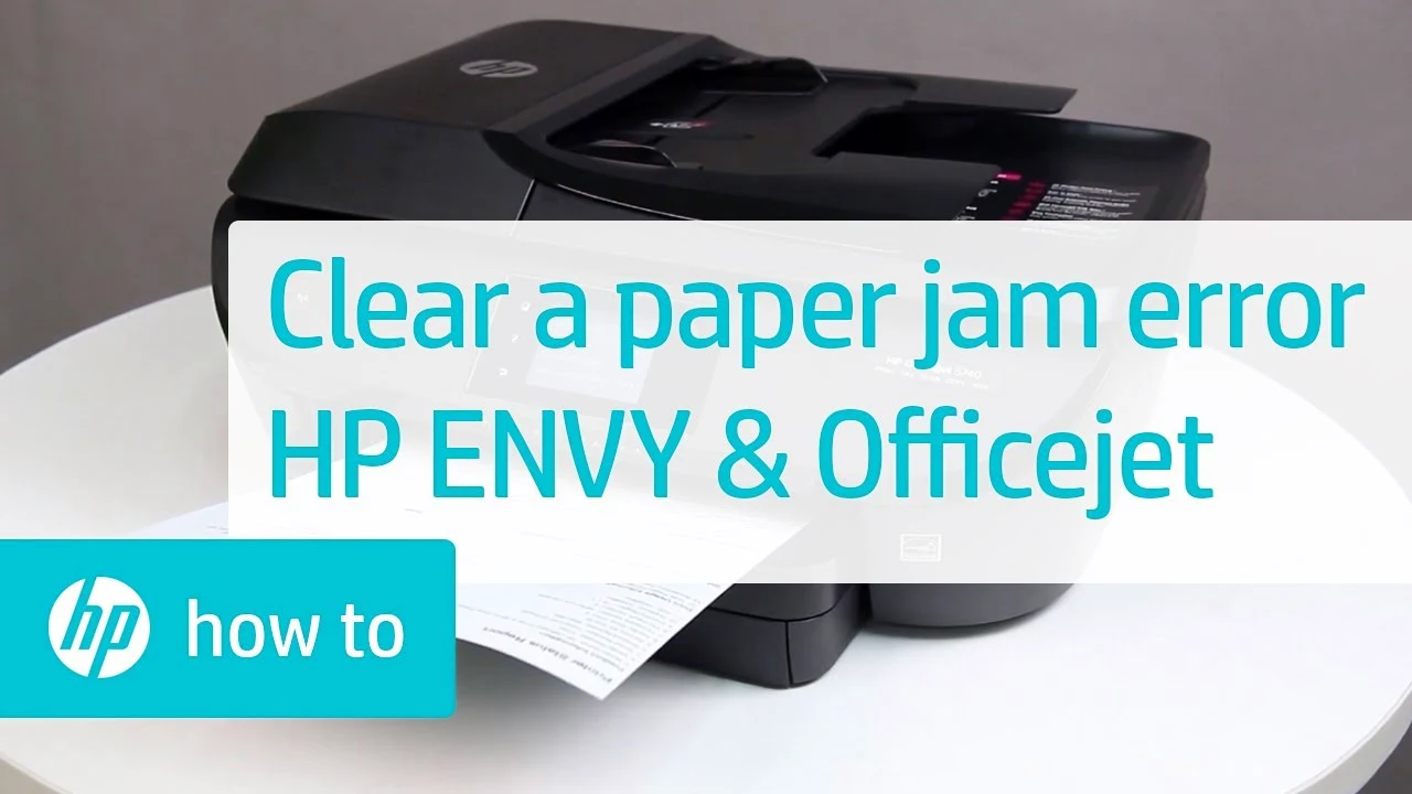 Clearing The HP Printer ‘Paper Jam’ Error: A Step-by-Step Guide